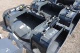 Wolverine heavy duty skid mount grapple bucket