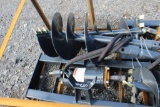Wolverine heavy duty skid mount post hole digger w/ 18'' & 12'' bits