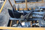 Wolverine heavy duty skid mount post hole digger w/ 18'' & 12'' bits