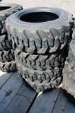 4- Forerunner 10-16.5 skid loader tires (x4)