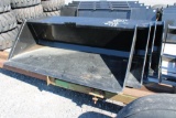 Kivel 78'' heavy duty skid mount material bucket