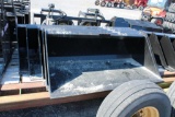Kivel 84'' heavy duty skid mount material bucket