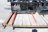 Kivel skid mount square bale spear