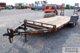 2003 Foster 18' equipment trailer
