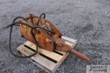 Stanley NPX excavator mount jack hammer
