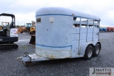 1991 Corn Pro 12' cattle trailer