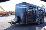 2012 Adam 14' cattle trailer