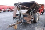 Menson 3150 tow behind sand shooter/bedding spreader