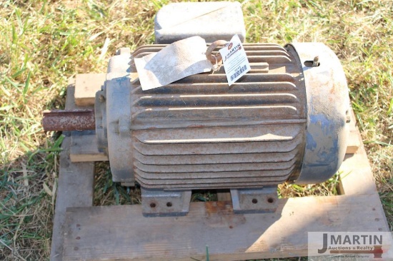 Baldor 3 phase 208-230-480v 30hp Elect Motor