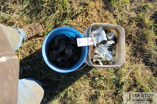2- Buckets Of Stall Clamps