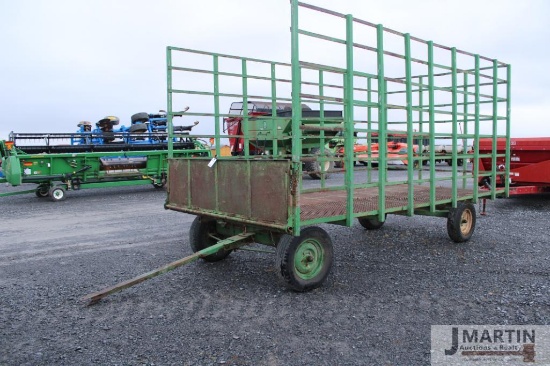 8'x 16' metal hay wagon