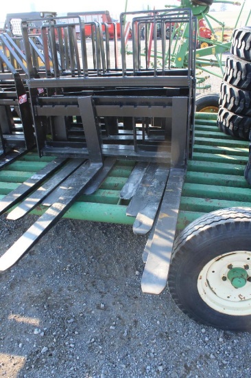 Kivel 4200# 48'' skid mount pallet forks