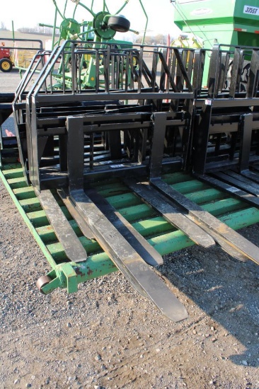 Kivel 3500# 48'' skid mount pallet forks