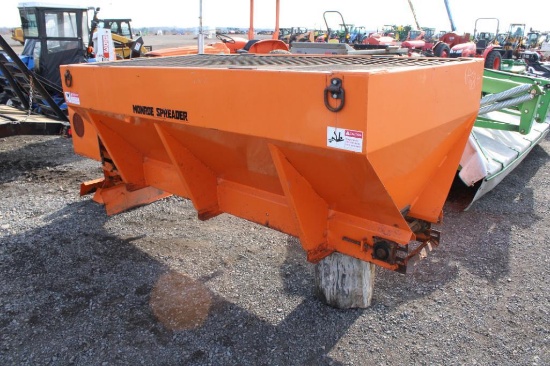 Monroe 8' salt spreader