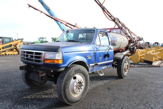 1997 Ford F350 sprayer truck