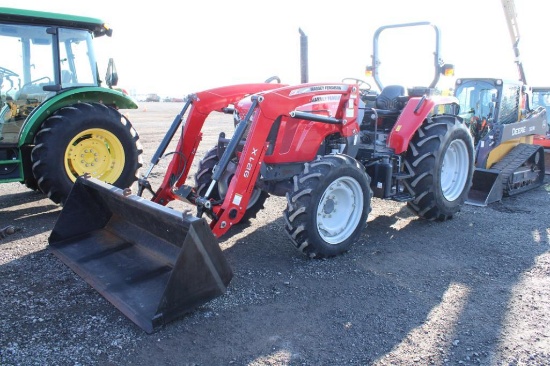 2016 MF 4607M tractor w/ 921X loader