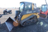 2014 JD 323E truck skid loader