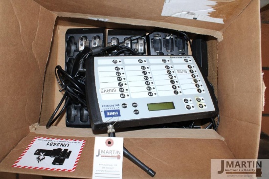 HME wireless paging system w/ pagers