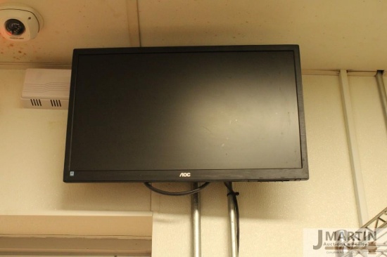 NOC monitor w/ wall mount