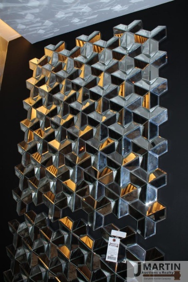 Decorative wall mirrors (x2)