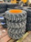 4-Forerunner 10-16.5 new skid loader tires (x4)