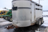 1994 Kiefer Bilt 14'x6' cattle trailer