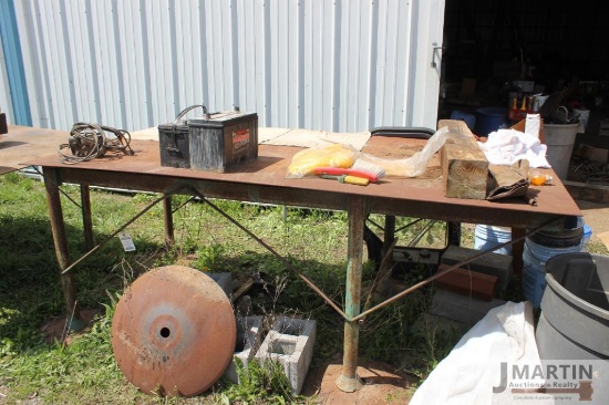 4'x8' HD metal work bench