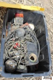 Tote of misc lights