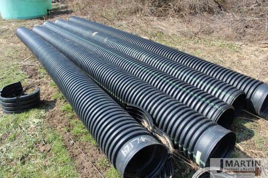 5-12''x20' Plastic pipe