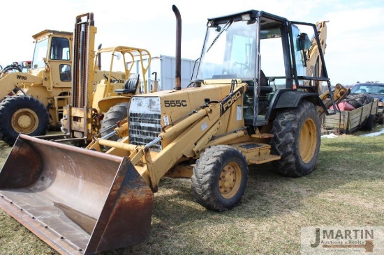 Ford 555C backhoe