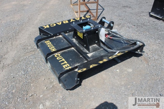 Agritec excavator mount 54'' rotary mower