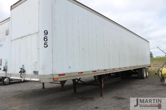1990 Dorsey 48' van trailer
