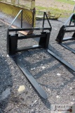 Set of Agrotk skid att 48'' pallet forks