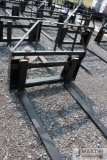 Set of Agrotk skid att 48'' pallet forks
