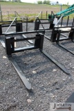 Set of Agrotk skid att 48'' pallet forks