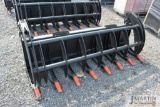 72'' Skid mount root grapple