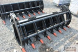 72'' Skid mount root grapple