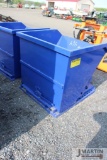 Fork mount hopper