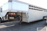 1994 8'x 26' Eby alum cattle trailer
