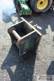 Heavy duty excavator quick coupler