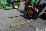 HD 5000# skid mount 48'' walk through pallet forks