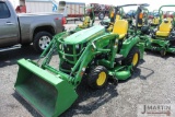 JD 1023E w/ 120R loader