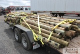 High tensile fence post