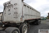 1988 East alum framed 34' dump trailer