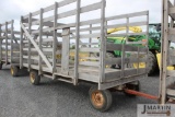 9'x16 Wooden hay wagon