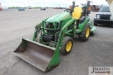 2018 JD 2025 tractor w/ JD 120R loader