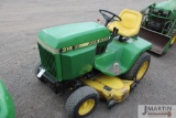 JD 318 riding mower