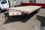 2013 Martin Steel deck over equip trailer
