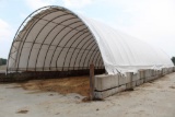 40'Wx96'L metal hoop building