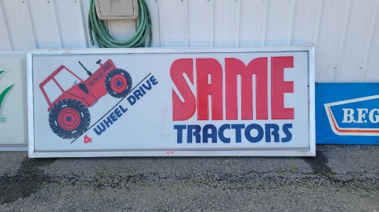 4 Wheel Drive Same Tractors sign